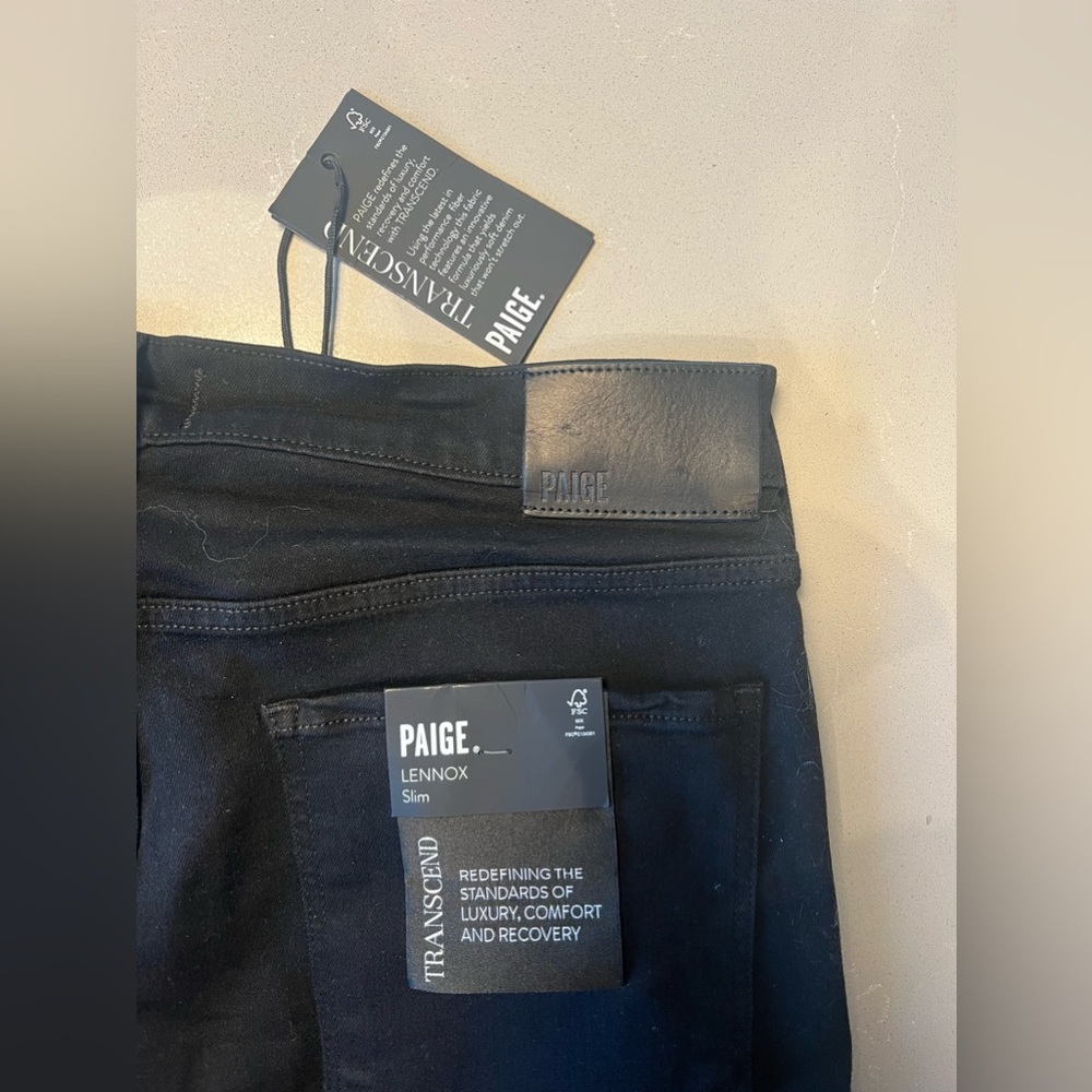 NWT Paige Lennox slim men jeans